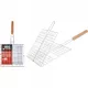  GRIGLIA per grigliare la carne, chiusa, griglia 21x23cm BBQ GRILL