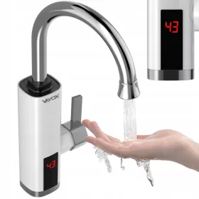    SCALDACQUA ISTANTANEO, ELETTRICO, rubinetto LCD, rubinetto CUCINA VAYOX