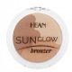  Terra abbronzante pressata Hean Sunglow Bronzer 009 finitura naturale con particelle 12 g