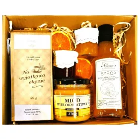  CESTINO REGALO REGALO MIELE SCIROPPO TÈ MARMELLATA