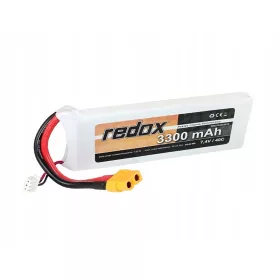  Redox 3300 mAh 7,4 V 40C XT-60 - Confezione LiPo