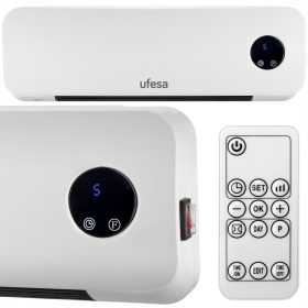    TERMOVENTILATORE A BARRIERA D'ARIA SOPRA LA PORTA FINESTRA 2000W + TELECOMANDO