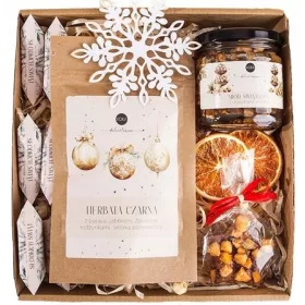  CESTINO REGALO CONFEZIONE NATALIZIA Tè al miele IN REGALO