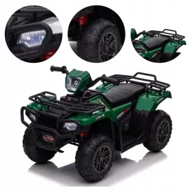    QUAD ELETTRICO PER BAMBINI, A BATTERIA, VEICOLO GRANDE, 2 MOTORI LUCI LED