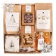  CESTINO REGALO REGALO NATALE set con caffè, tè e sciroppo