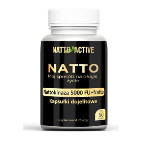   Capsule di Natto Active con Nattokinasa 250 mg e Vitamina K2 MK7 - 60 capsule