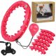  Hula hoop con borchie Springos, 45 cm, rosa
