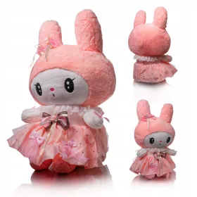    HELLO KITTY MASCOT KUROMI PELUCHE MELODIA COCCOLE IN UN VESTITO