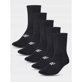    4F SOCKS CALZINI LUNGHI BAMBINI ALTI ALLA CAVIGLIA SET 5 PAIA USOCU294 AW24