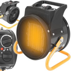    POTENTE RISCALDATORE ELETTRICO IN CERAMICA PER SEMINTERRATO, RISCALDATORE LOCALE GARAGE