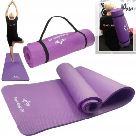    TAPPETO DA ALLENAMENTO GINNASTICA PER ESERCIZI YOGA FITNESS NBR SPESSORE GRANDE 190x61cm