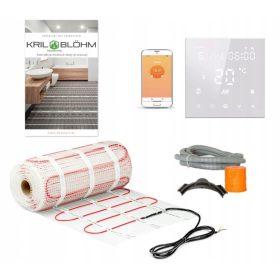    SET RISCALDANTE TAPPETO RISCALDANTE 150W/M2 2M2/H 607 WIFI BIANCO