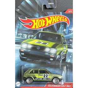  Auto verde Mattel Hot Wheels Volkswagen Golf MK2