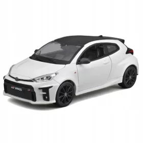    Toyota GR Yaris 2021 Bianco Maisto 1:24 1/24 Modello di auto in metallo 32909