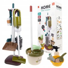    SET PULIZIA PER BAMBINI SECCHIO ASPIRAPOLVERE VERTICALE + ACCESSORI
