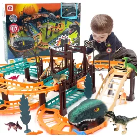  PISTA DA CORSA MEGA AUTO DINOSAURO DINO PARK