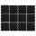  Set puzzle in gomma da 12 pezzi, tappetino per attrezzature sportive e allenamento