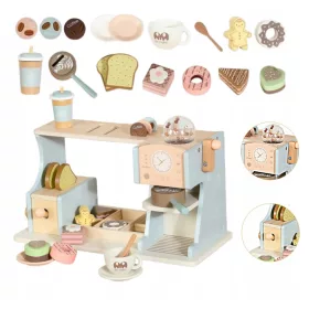    Macchina da caffè in legno accessori bar piccolo barista SET (W059)