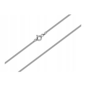    Catena d'argento Corda SERPENTE in argento 925 regalo - 45 cm + omaggi