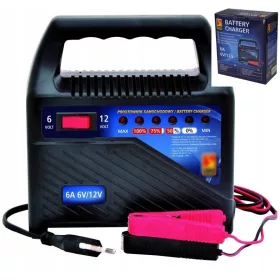  RADDRIZZATORE CARICA BATTERIA 6V 12V 6A SENA
