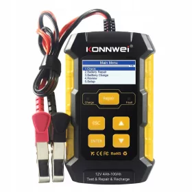    Tester batteria 12V per auto con funzioni di ricarica e riparazione