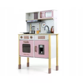  Set da cucina in legno Bjorn, rosa