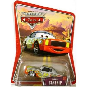  CARS 2 COMMENTATORE DARRELL CARTRIP 1:55 MATTEL