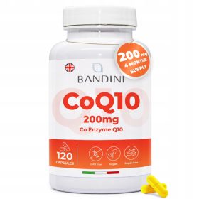  Capsule Vegane CoQ10 ad Alta Potenza - Bandini Pharma, 200 mg per Capsula