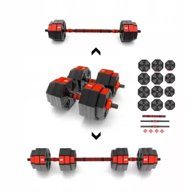  Manubri regolabili Set bilanciere HMS SGC30 30kg