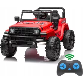    AUTO JEEP FUORISTRADA CON BATTERIA 12V 2 MOTORI TELECOMANDO 45W