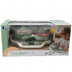    LA CUCINA PER BAMBINI COME UN VERO FORNELLO PIANO COTTURA PENTOLE ACCESSORI