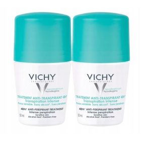   VICHY Trattamento Anti-Traspirante 48H Roll-On, Confezione Doppia, 2x50ml