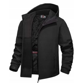    CALDA GIACCA SOFTSHELL DA UOMO PELLICCIA 5000 CAPPUCCIO INVERNALE NERO XXXL 3XL