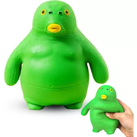    Giochi antistress pesce verde 14x15 cm mini gadget rilassante
