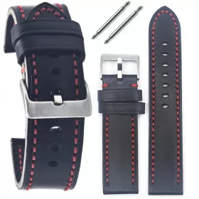    Cinturino per orologio universale in pelle Gruny Tekla T-103.01R 22 mm