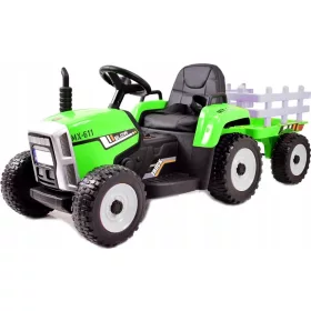  TRATTORE CON RIMORCHIO BATTERIA PILOTA 2 MOTORI DA 45W