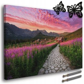   Quadro su Tela 120x80 Valle di Chochołowska Tatra - Ideale per il Soggiorno