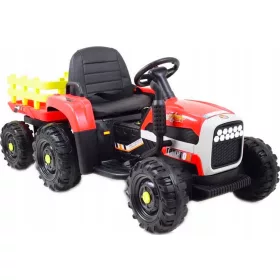  TRATTORE ELETTRICO PER BAMBINI RIMORCHIO PILOTA 2x45W