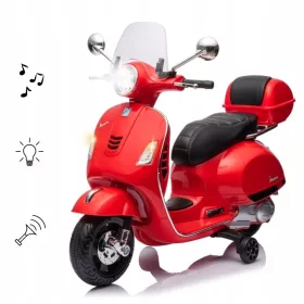  SCOOTER A BATTERIA VESPA GTS SUPER RED PER BAMBINI