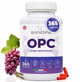   Integratore di Estratto di Semi di Uva Ricco in OPC - Bandini Pharma