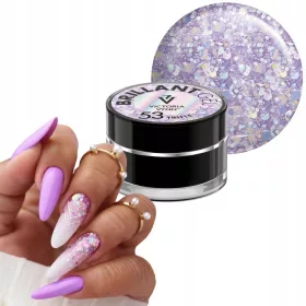    VV Brillant Gel Decorativo 5g 53 Trifle Gel Nail Art Glitter