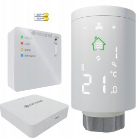   1x testa termostatica TUYA per controllare il forno di riscaldamento centrale