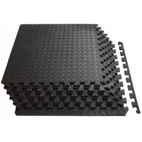   TAPPETO PUZZLE PER ESERCIZI IN PALESTRA, SPESSO, ANTISCIVOLO PER ATTREZZI, 6 PZ