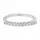  ANELLO IN ORO BIANCO 0.585 con 11 DIAMANTI 0.27ct + CERTIFICATO IGI
