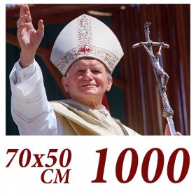    Puzzle Giovanni Paolo II, 1000 pezzi, 50x70 cm. Bella scatola. N.2