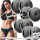  BARILE PER ALLENAMENTO IN PALESTRA, SET PESI CON BARRA FRANGIBILE, 45KG