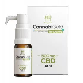    Olio di canapa CBD 5% HemPoland CannabiGold Terpeni+ 500 mg 12 ml
