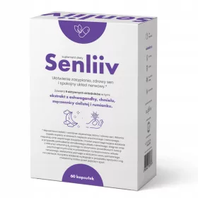   Senliiv: Integratore Naturale per un Sonno Rilassante e Salutare - 60 capsule