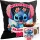  SET CUSCINO NERO TAZZA LILO E STICH STITCH ANGEL REGALO BAMBINO 4
