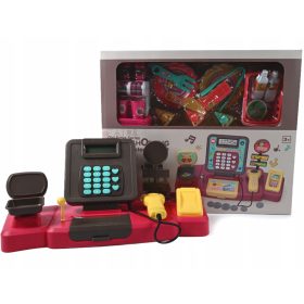    CASSA IN NEGOZIO A BATTERIA CON CALCOLATRICE NEGOZIO PER BAMBINI